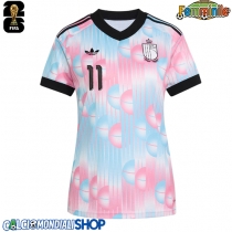 Maglie da calcio Belgio Jeremy Doku #11 Seconda Maglia Femminile Mondiali 2026  Manica Corta